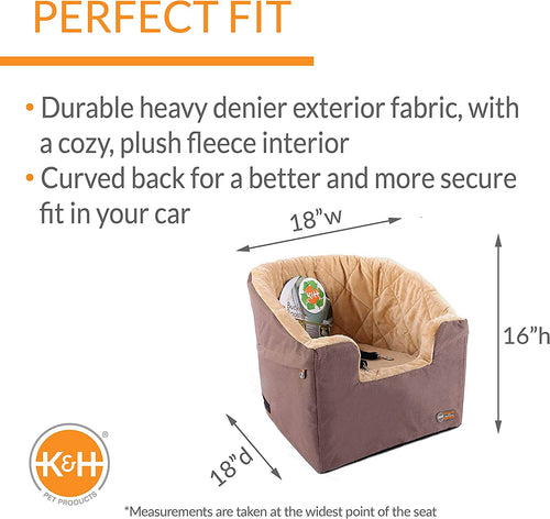 KH Mfg Bucket Booster Pet Seat Small Tan