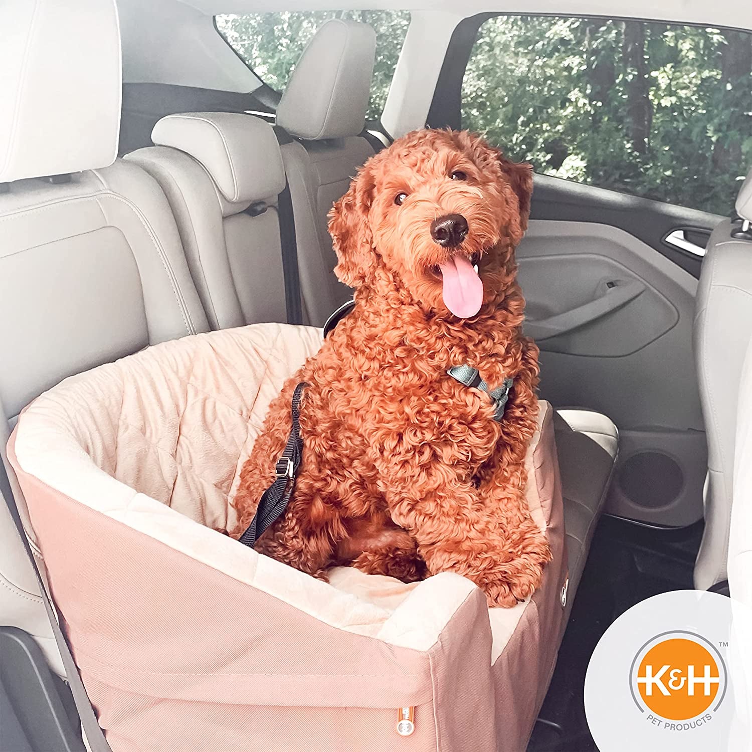 KH Mfg Bucket Booster Pet Seat Small Tan